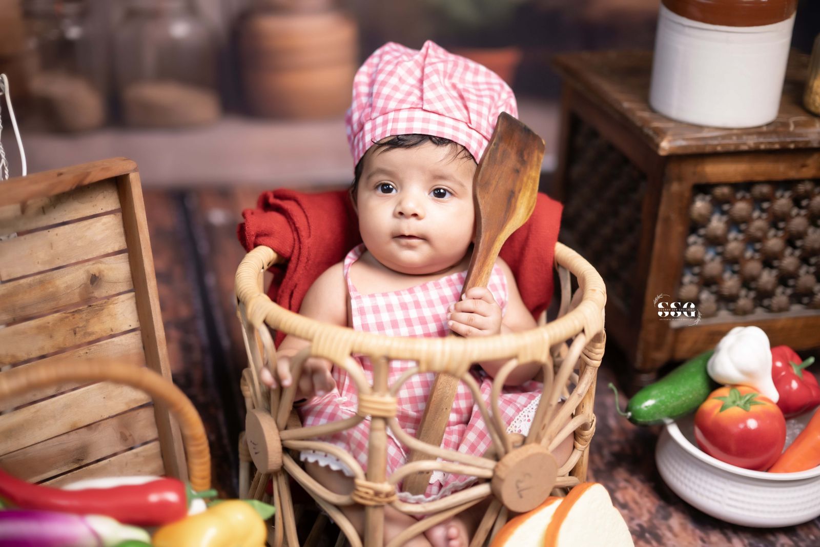 6 months baby milestone photography