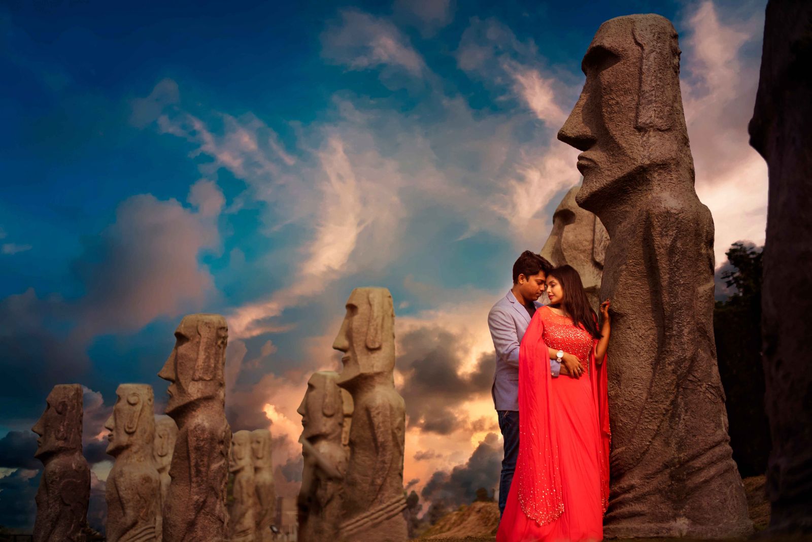 Pre wedding photoshoot at eco park